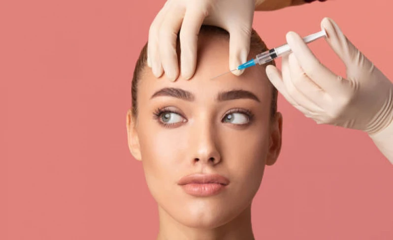 aplicação de botox labial