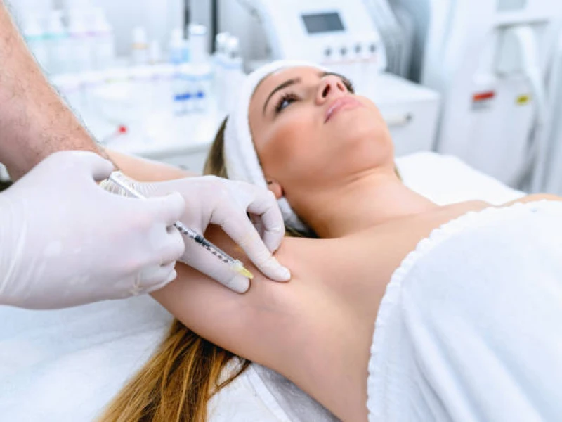 aplicação de botox nas axilas Pompéia